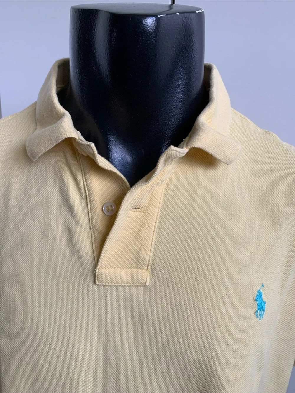 Polo Ralph Lauren size XL classic slim fit yellow polo shirt